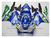 Cheap motorcycle fairings for HONDA CBR900RR 929 2000 2001 CBR900 929RR CBR929 00 01 CBR929RR glossy dark blue Movistar body fairing set