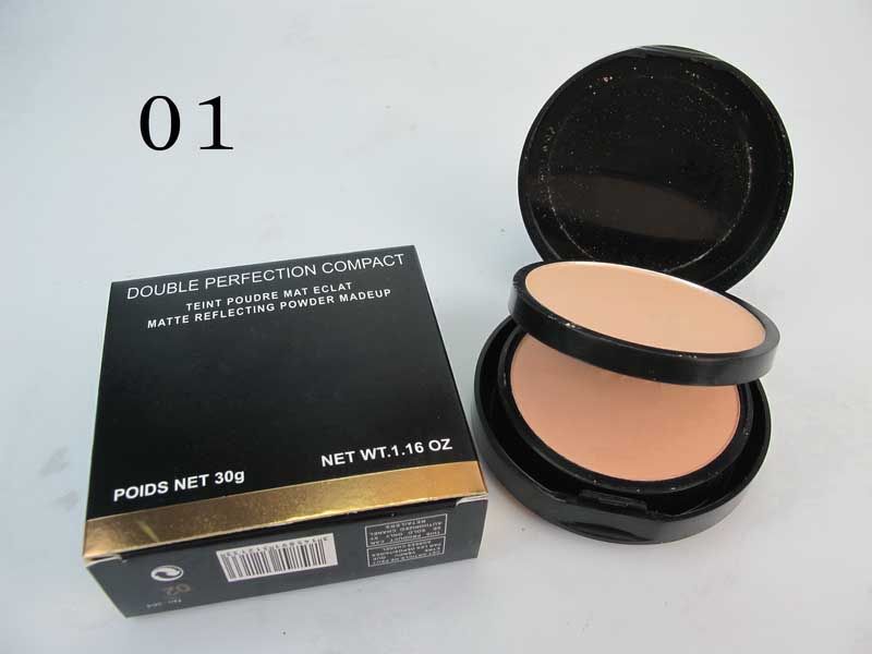 New Brand Makeup Face Powder 30g !! DOUBLE PERFECTION COMPACT TEINT POUDRE MAT ECLAT MATTE