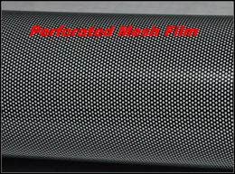 Headlight Tint Perforated Mesh Film Fly Eye Tint Legal on the Road self adhesive vinyl both side black 1 07x50meters 215u