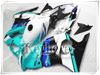 Kit carena ABS a basso prezzo blu bianco nero per Honda CBR600 97 98 CBR 600 1997 1998 F3 carenature parti moto personalizzate con 7 regali Fk46