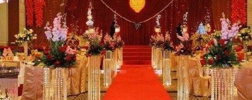 Senaste Crystal Walkway står för bröllopshändelserParty; högkvalitativ kristallpelare bröllopsdekoration