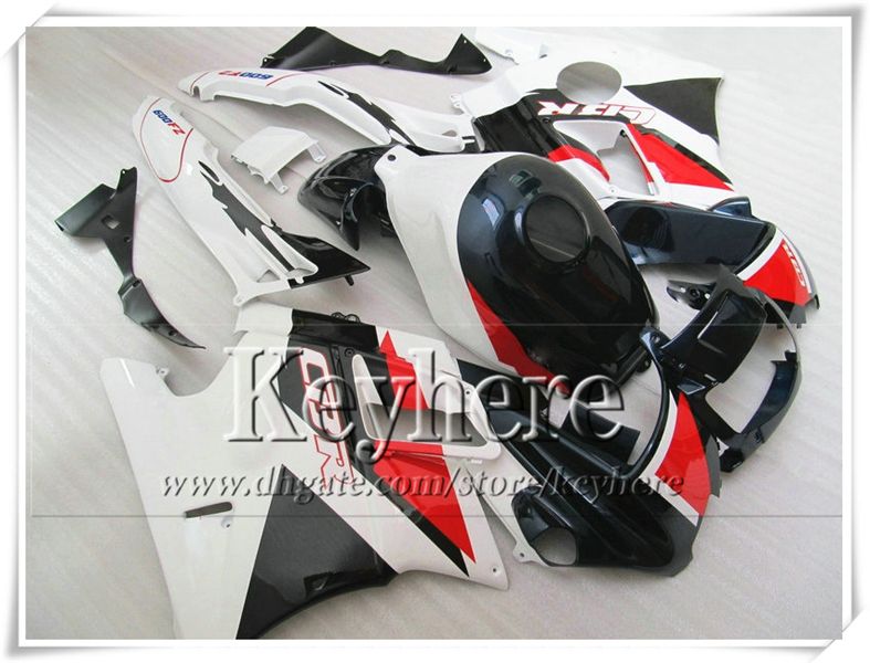 Custom White Black Red Fairing Kit voor HONDA CBR 600 91 92 93 94 BIFERINGEN CBR600 1991 1992 1993 1994 F2 Motorfietsonderdelen met 7 Geschenken PJ25