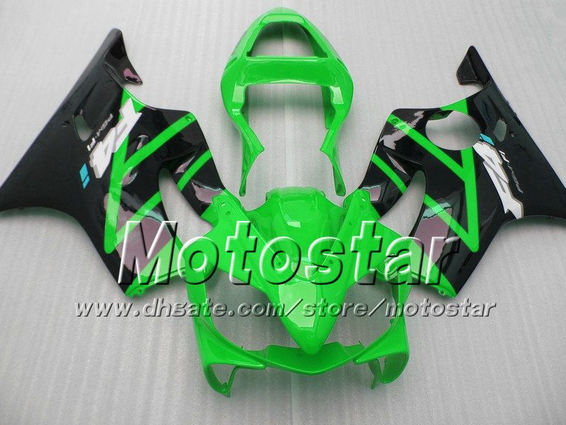 Injektionsmässa för Honda CBR600 F4I 2001 2002 2003 CBR600 F4I ABS FAIRINGS CBR 600 F4I 01 02 03 GLOSSY GRÖN