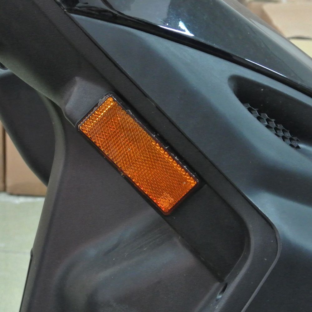 1*Amber LED Rectangle Reflector Turn Signal Light Universal Motorcycle