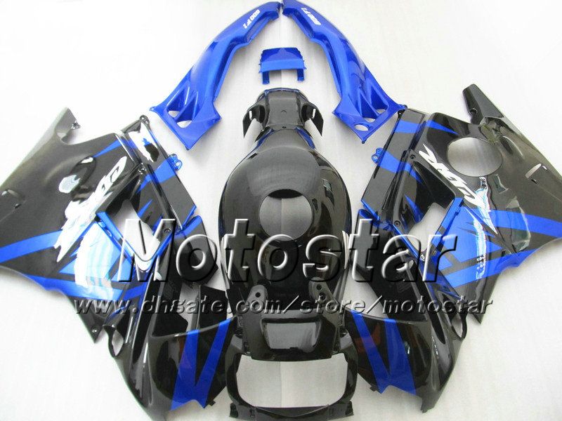 honda cbr600 f2 91 92 93 94 carenature cbr600f19911994 cbr 600 carenatura carrozzeria blu scuro in nero lucido su105