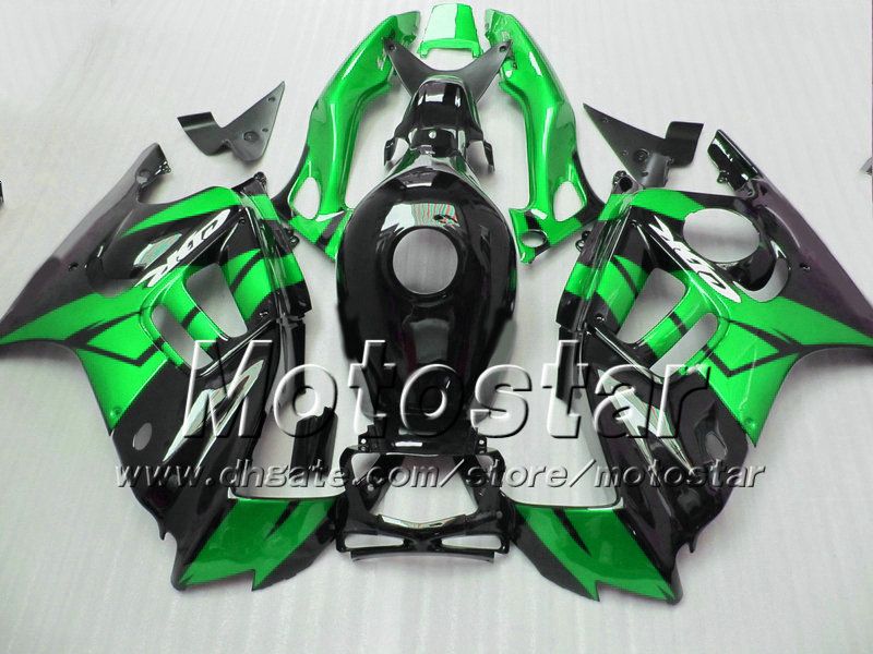 Custom voor honda CBR600 F3 stroomlijnkappen set CBR 600 F3 1997 1998 CBR 600F3 abs kuip 97 98 glanzend groen wit zwart