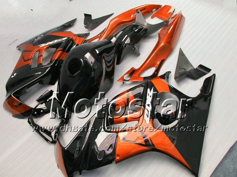 Dla Honda CBR600 F3 Fairings Zestaw CBR 600 F3 1997 1998 CBR 600F3 Fairing 97 98 Blosy pomarańczowy czerwony biały czarny