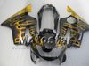 7Gifts voor HONDA CBR 600 FUNLINGEN 1999 CBR600 F4 2000 CBR600F4 99 00 ABS BIFTERINGEN GLOD VLAM IN GLOSSY BLACK CANDWERK SET SU172