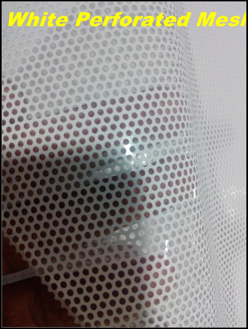 ONE WAY VISION White Contravision Printable Vinyl Perforated Window 