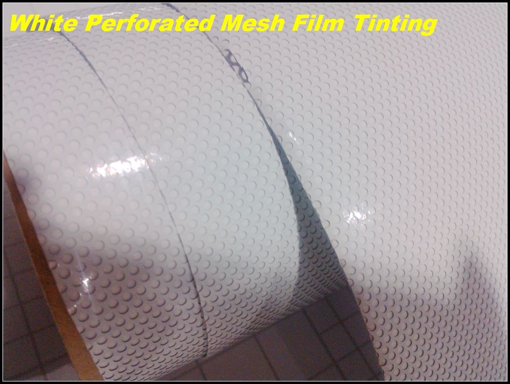 2021 one way vision white contravision printable vinyl perforated