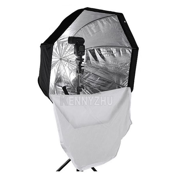 Nouveau professionnel universel Portable 80 cm octogone 80 cm Softbox parapluie réflecteur pour photographie Studio Speedlite