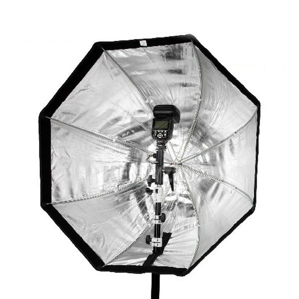 Nouveau professionnel universel Portable 80 cm octogone 80 cm Softbox parapluie réflecteur pour photographie Studio Speedlite