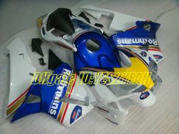 Motorcycle Fairing kit for Honda CBR600RR 03 04 CBR 600RR F5 2003 2004 05 CBR600 ABS Cool white blue Fairings set+Gifts HG25