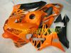Motorfiets Fairing Kit voor HONDA CBR600RR 03 04 CBR 600RR F5 2003 2004 05 CBR600 ABS Flames Orange Black Backings Set + Gifts HG29