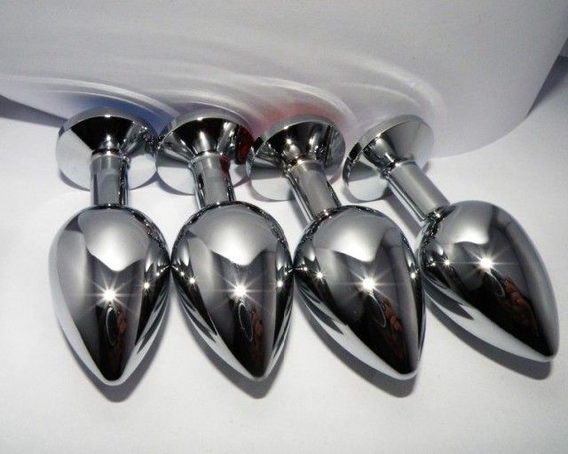 High quality Stainless Steel Attractive Butt Plug Jewelry / Jeweled Anal Plug / Rosebud Anal Jewelry SM HHSISY