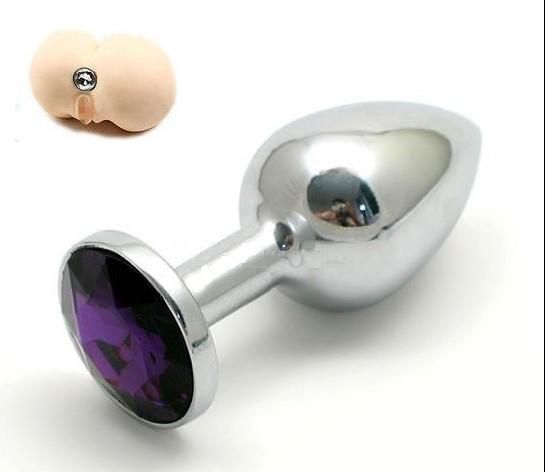 High quality Stainless Steel Attractive Butt Plug Jewelry / Jeweled Anal Plug / Rosebud Anal Jewelry SM HHSISY