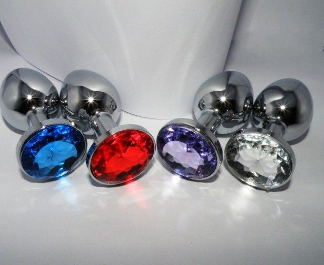 High quality Stainless Steel Attractive Butt Plug Jewelry / Jeweled Anal Plug / Rosebud Anal Jewelry SM HHSISY
