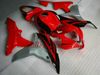 Motorcycle Fairing kit for Honda CBR600RR 07 08 CBR 600RR F5 2007 2008 CBR600 ABS Red silver black Fairings set+Gifts HX06