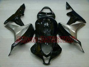 Мотоцикл обтекатель комплект для Honda CBR600RR 07 08 CBR 600RR F5 2007 2008 CBR600 ABS глянец черный серебряный обтекатели набор + подарки HX10