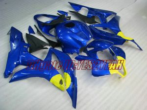 Honda CBR600RR 07 08 için CBR 600RR F5 2007 2008 CBR600 Motosiklet Kaporta kiti ABS Plastik Mavi Fairings seti + Hediyeler HX12