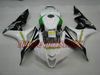 Kit de carénage de moto pour Honda CBR600RR 07 08 CBR 600RR F5 2007 2008 CBR600 ABS Blanc vert noir Ensemble de carénages + Cadeaux HX15