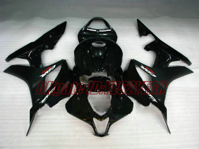 Custom Fairing Kit voor Honda CBR600RR 07 08 CBR 600RR F5 2007 2008 CBR600 ABS Glossmatte Zwarte Verklei Set + Gifts HX24