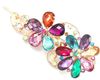 Charmante sieraden Rhinestone Duck Clip Banana Clips Haar Barrette Haarspeld Cluspers Accessoire Gemengd # 3013