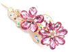 Charmant bijoux strass Canard Clip Banane Clips Cheveux Barrette Épingle À Cheveux fermoirs accessoire mixte #3013