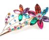 womens jewelry rhinestone Duck Clip Banana Clips Hair Barrette Hairpin clasps accessory mixed color #3014