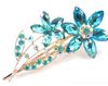 Damska Biżuteria Rhinestone Kaczka Klip Banana Klipsy Włosy Barrette Hairpin Clasy Mieszane Kolor # 3014