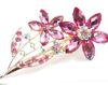 womens jewelry rhinestone Duck Clip Banana Clips Hair Barrette Hairpin clasps accessory mixed color #3014