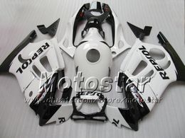 Customise free for honda CBR600 F3 fairings set CBR 600 F3 1997 1998 CBR 600F3 abs fairing 97 98 glossy white black Repsol