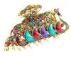 Grote Vintage Haarklemmen Klauw Clips Sieraden Zinklegering Rhinestone Crown Haar Claw Haar Clip Haar Accessoire Gemengde 25 Stks / partij # 3016