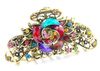 BIG vintage hair Clamps claw clips Jewelry zinc alloy rhinestone crown hair claw hair clip hair accessory mixed 25pcs/lot #3016