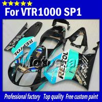 Wholesale Free Customize bodywork for honda VTR R body fairings R VTR1000 RVT1000 SP1 RC51 fairng kit white water blue Repsol