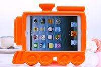 Wholesale Cute Lovely Standing Small Train Series Back Clear Smart Cover Case Cases for Original Tablet iPad iPads Mini PC DHL UPS Fedex