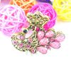 4cm Vintage Hair Clamps Clasps Claw Clips Smycken Alloy Rhinestone Crown Hair Claw Hair Clip Hår Tillbehör Mixed 10st / Lot # 3021