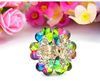 2.5cm vintage rhinestone crystal hair Clamps clasps claw clips Jewelry alloy hair claw hair clip hair accessory mixed 110pcs/lot #3023