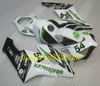 Custom Motorcycle Fairing Kit för Honda CBR1000RR 04 05 CBR 1000RR 2004 2005 CBR1000 ABS Black Green White Fairings Set + Gifts HM30