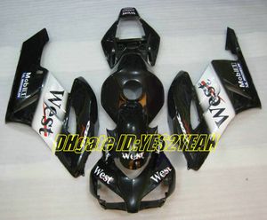 Custom Motorcycle Fairing kit for Honda CBR1000RR 04 05 CBR 1000RR 2004 2005 CBR1000 ABS Black white Fairings set+Gifts HM29