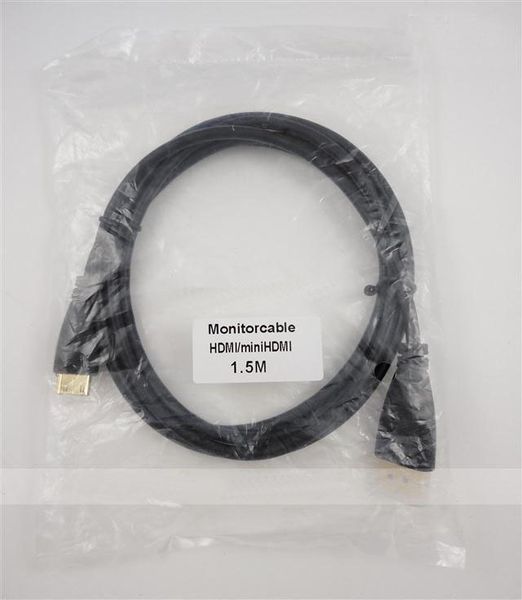 

Wholesale - Freeshipping 1.5M mini HDMI to HDMI cable BLCAK FOR HDTV LCD DV