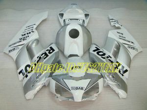 Мотоцикл обтекатель комплект для Honda CBR1000RR 04 05 CBR 1000RR 2004 2005 CBR1000 ABS белый серебряный обтекатели комплект + подарки HM11