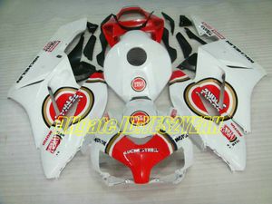 Motorcykel Fairing Kit för Honda CBR1000RR 04 05 CBR 1000RR 2004 2005 CBR1000 ABS Vit Röd Fairings Set + Presenter HM08