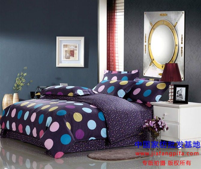 Blue Polka Dot Bedding Set Queen Full Size Duvet Cover Quilt Blue Polka Dot Bedding Set Queen Full Size Duvet Cover Quilt Bedspread Bed In A Bag Sheet Linen Bedsheet Bedclothes Dorm Designer 100 Cotton Brand Beding