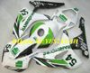 Kit carenatura moto personalizzata per Honda CBR1000RR 06 07 CBR 1000RR 2006 2007 CBR1000 ABS Set carene bianco verde + regali HH04