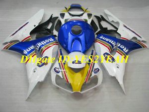 Honda CBR1000RR için Hi-Kalite Motosiklet Kaporta kiti 06 07 CBR 1000RR 2006 2007 CBR1000 ABS Beyaz mavi Fairings seti + Hediyeler HH12