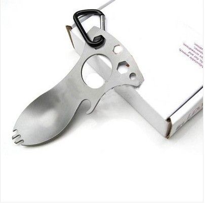 Wholesale Pocket Multi Tools Screwdriver Bottle Opener Spoon Survival Kits Camping Gear for camp hunting Lots200