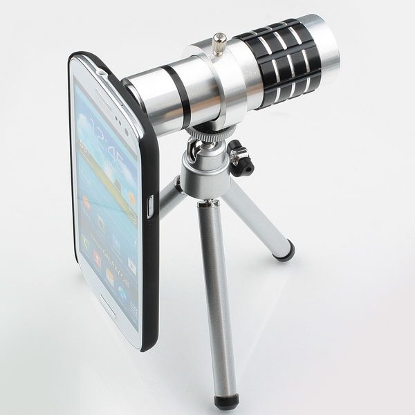 2021 12X Optical Zoom Telescope Camera Lens Kits Magnifier With Tripod