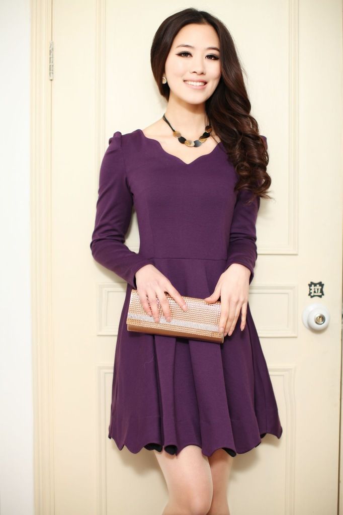 Slim Bottoming Long Sleeved Dress From Sky9960, $25.64 | DHgate.Com