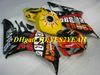 Hi-Quality Motorcycle Fairing Kit voor Honda CBR1000RR 06 07 CBR 1000RR 2006 2007 CBR1000 ABS Geel Orange Black Backings Set + Gifts HH14